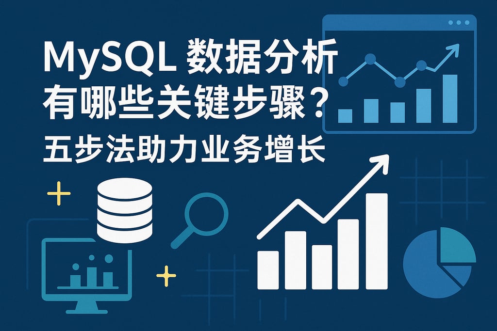 mysql数据分析有哪些关键步骤？五步法助力业务增长