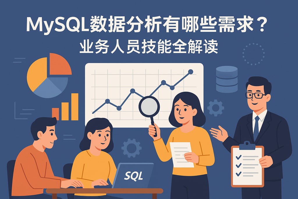 mysql数据分析有哪些岗位需求？业务人员技能全解读