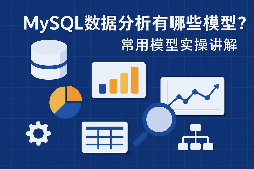 mysql数据分析有哪些模型？常用模型实操讲解