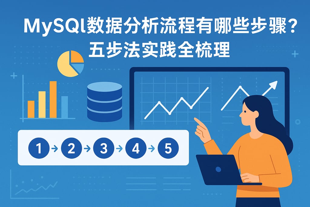 mysql数据分析流程有哪些步骤？五步法实践全梳理