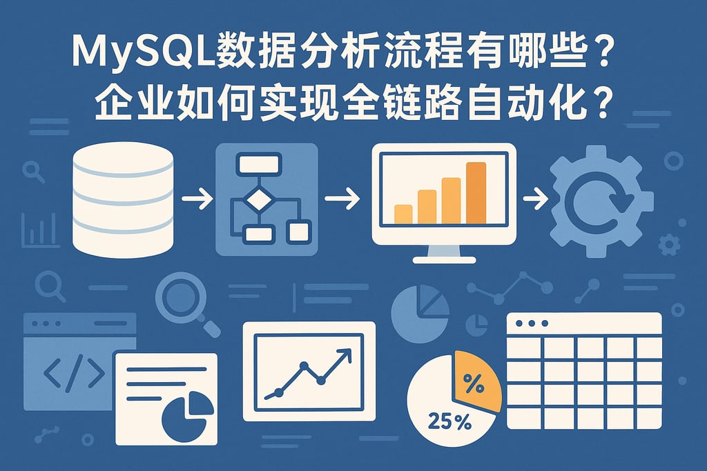 mysql数据分析流程有哪些？企业如何实现全链路自动化？