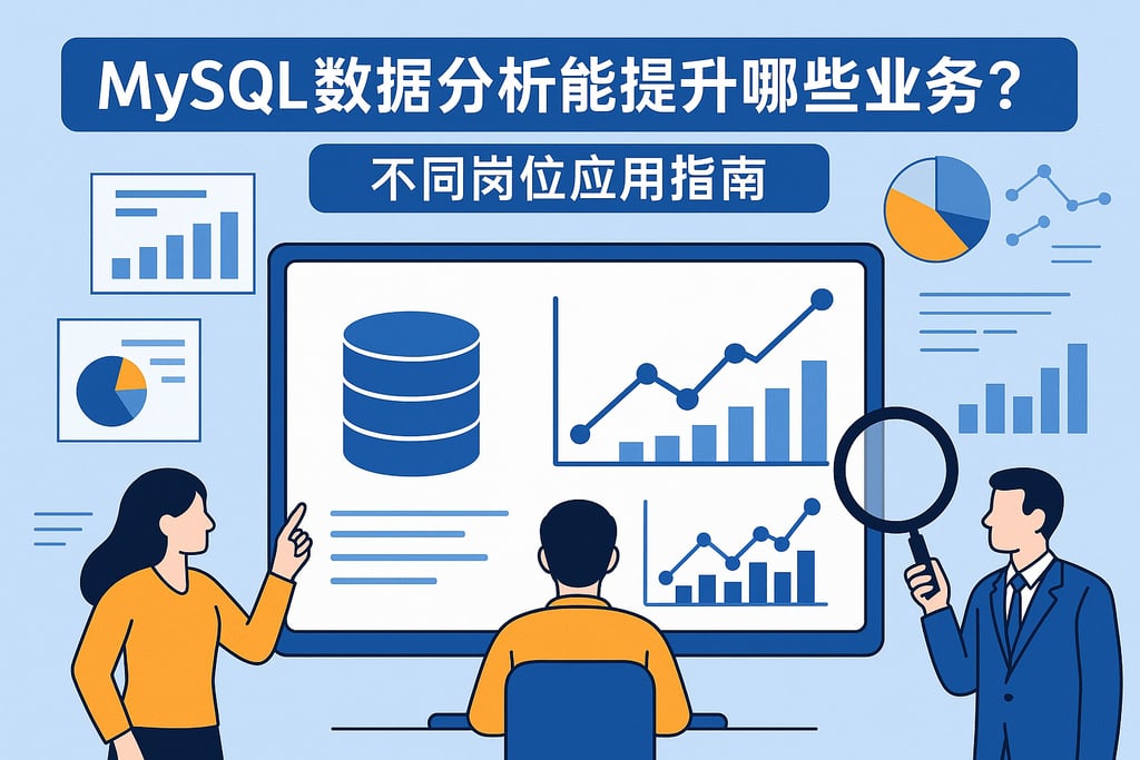 mysql数据分析能提升哪些业务？不同岗位应用指南