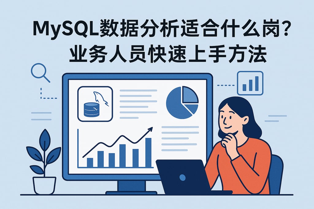 mysql数据分析适合什么岗位？业务人员快速上手方法