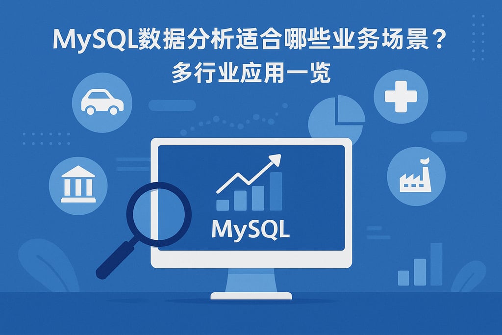 mysql数据分析适合哪些业务场景？多行业应用一览