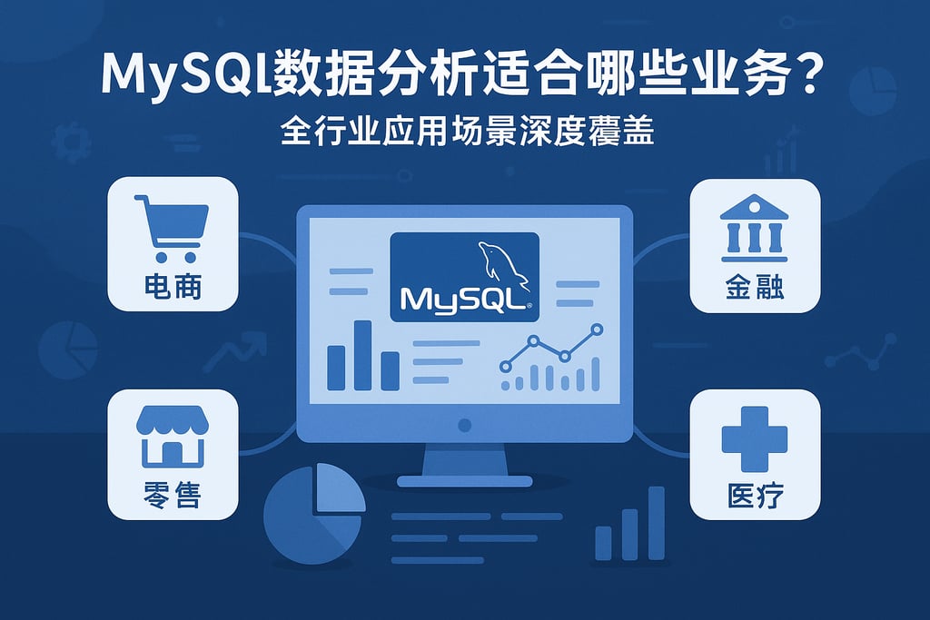 mysql数据分析适合哪些业务？全行业应用场景深度覆盖