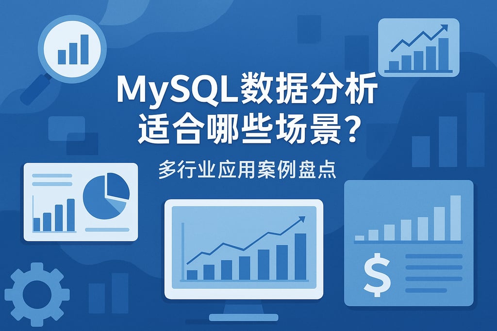 mysql数据分析适合哪些场景？多行业应用案例盘点