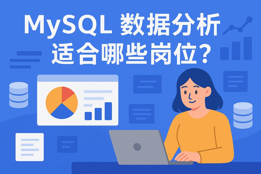 mysql数据分析适合哪些岗位？人设导向内容全覆盖