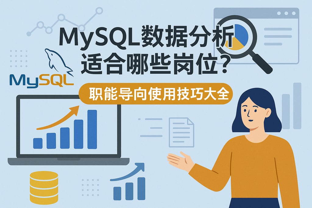 mysql数据分析适合哪些岗位？职能导向使用技巧大全