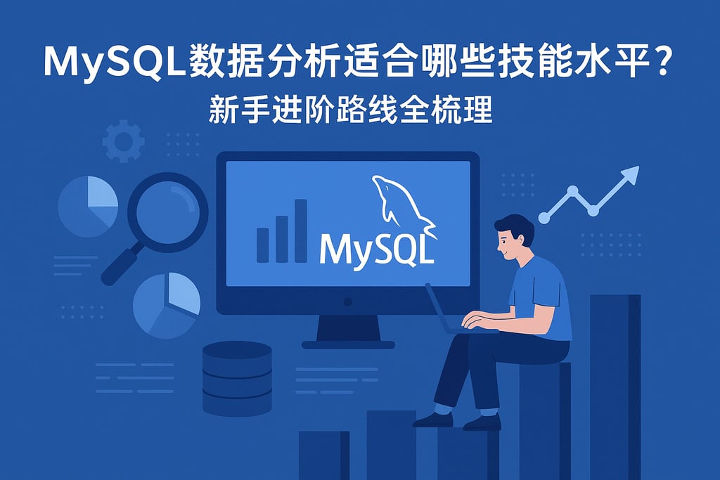 mysql数据分析适合哪些技能水平？新手进阶路线全梳理