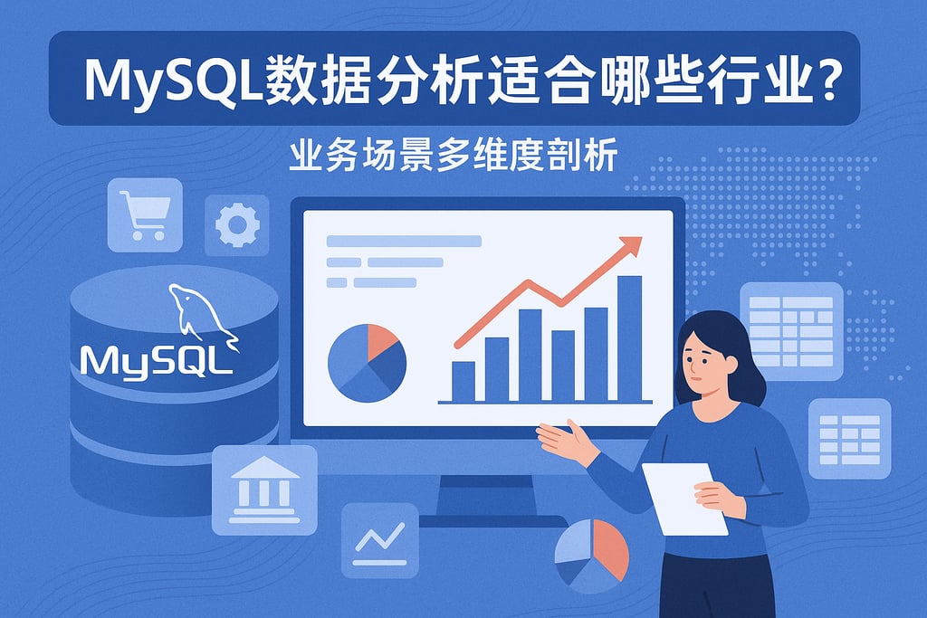 mysql数据分析适合哪些行业？业务场景多维度剖析