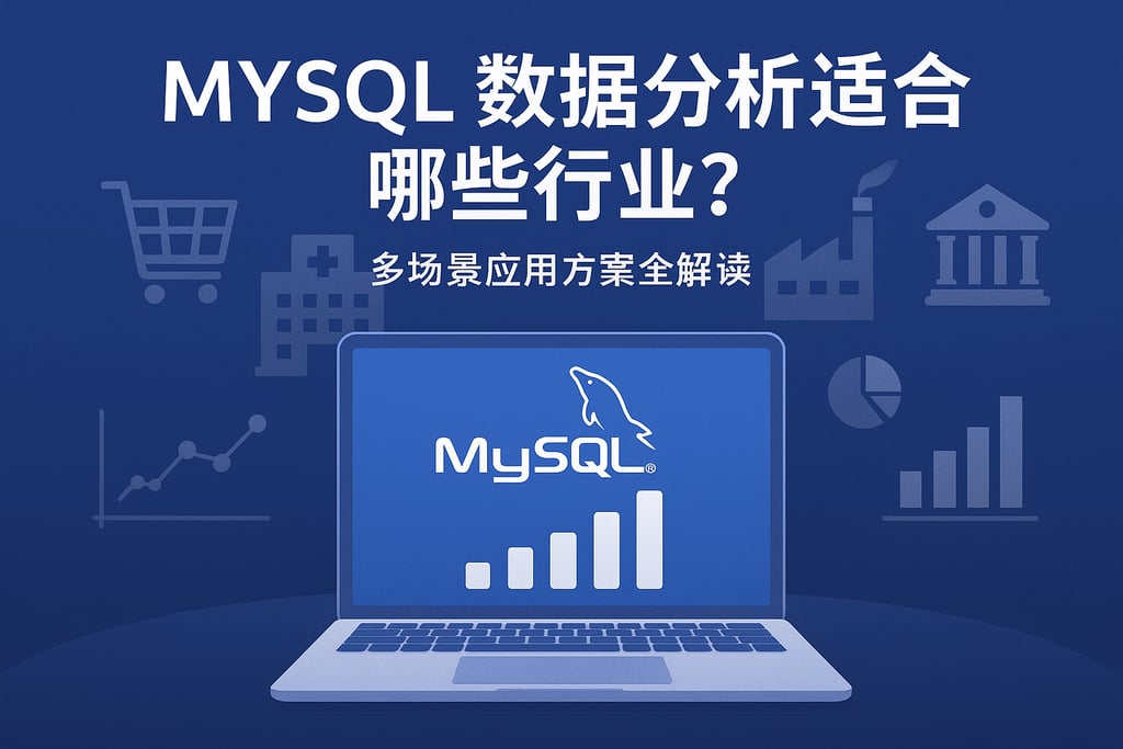 mysql数据分析适合哪些行业？多场景应用方案全解读