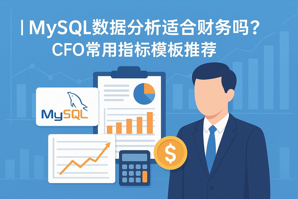 mysql数据分析适合财务吗？CFO常用指标模板推荐