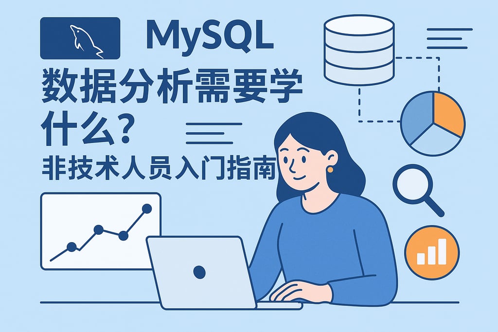mysql数据分析需要学什么？非技术人员入门指南