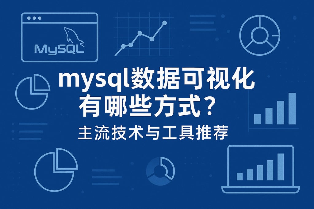 mysql数据可视化有哪些方式？主流技术与工具推荐