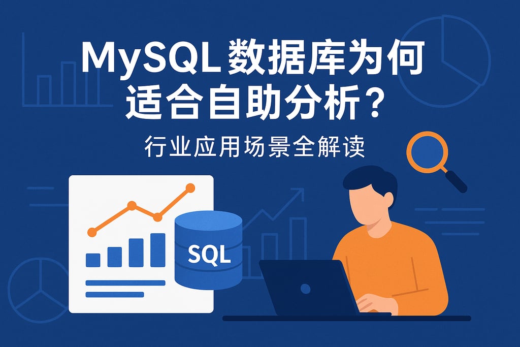 mysql数据库为何适合自助分析？行业应用场景全解读