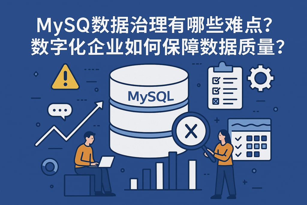 mysql数据治理有哪些难点？数字化企业如何保障数据质量？