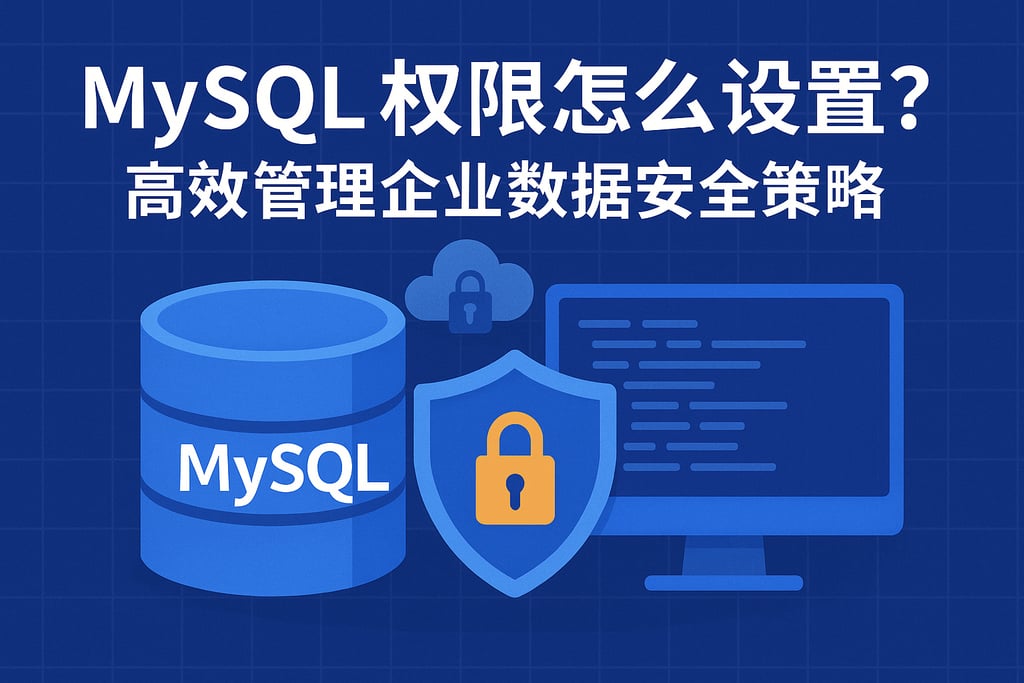 mysql权限怎么设置？高效管理企业数据安全策略