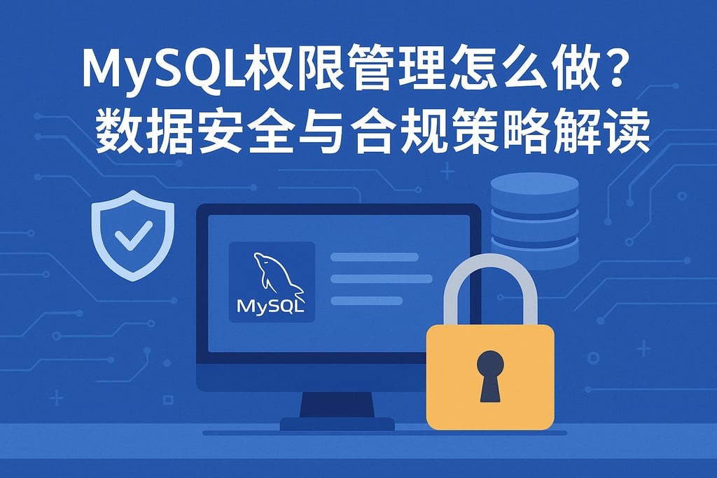 mysql权限管理怎么做？数据安全与合规策略解读