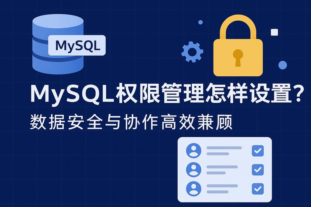 mysql权限管理怎样设置？数据安全与协作高效兼顾