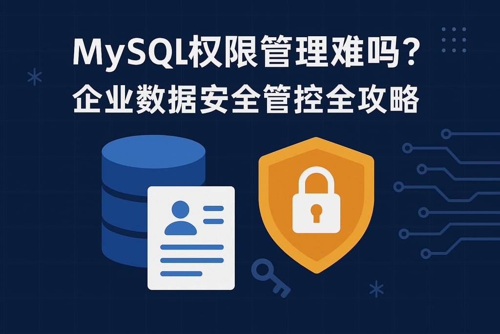 mysql权限管理难吗？企业数据安全管控全攻略