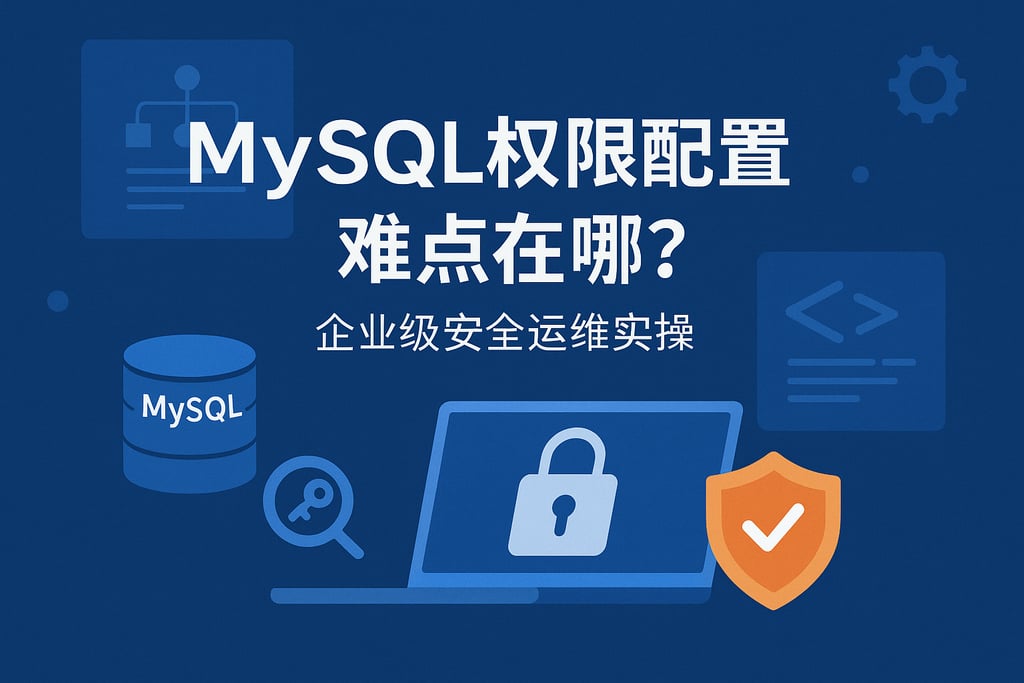 mysql权限配置难点在哪？企业级安全运维实操