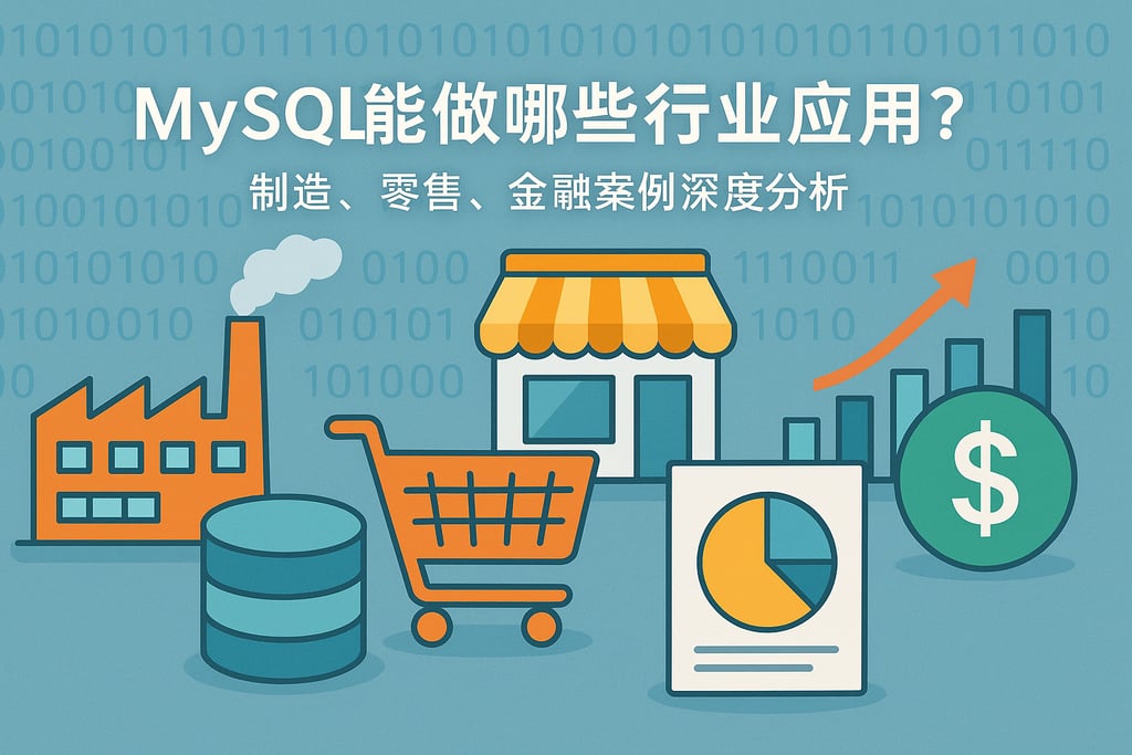 mysql能做哪些行业应用？制造、零售、金融案例深度分析