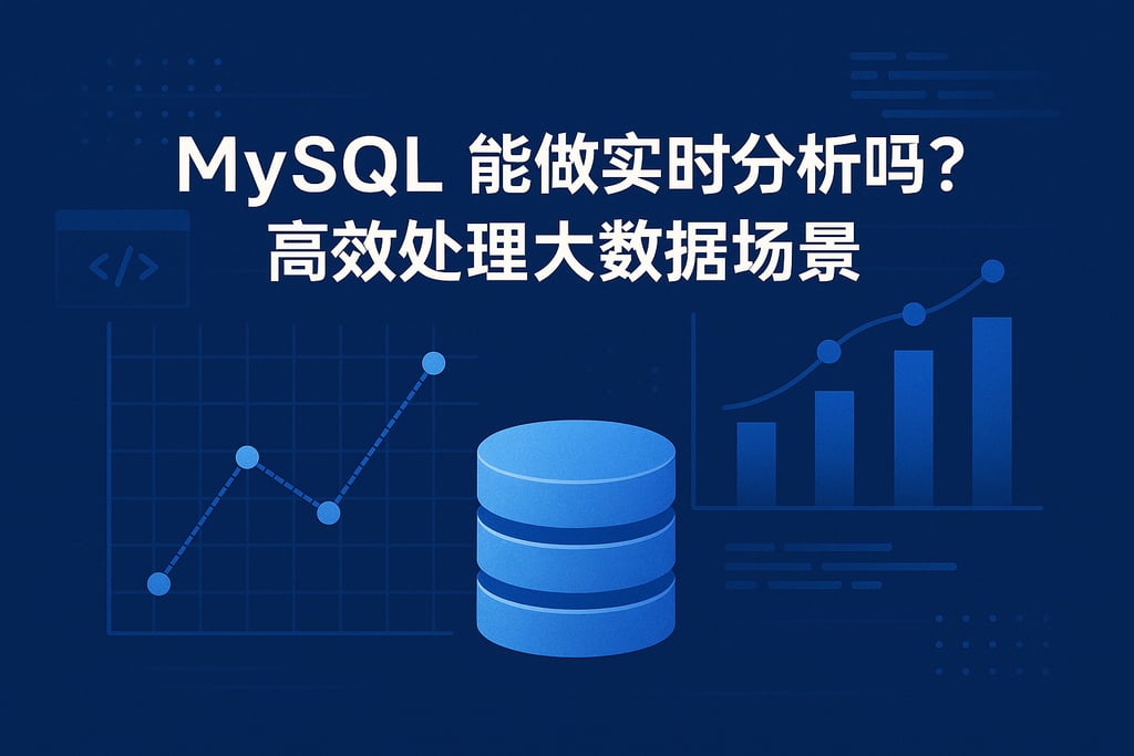 mysql能做实时分析吗？高效处理大数据场景