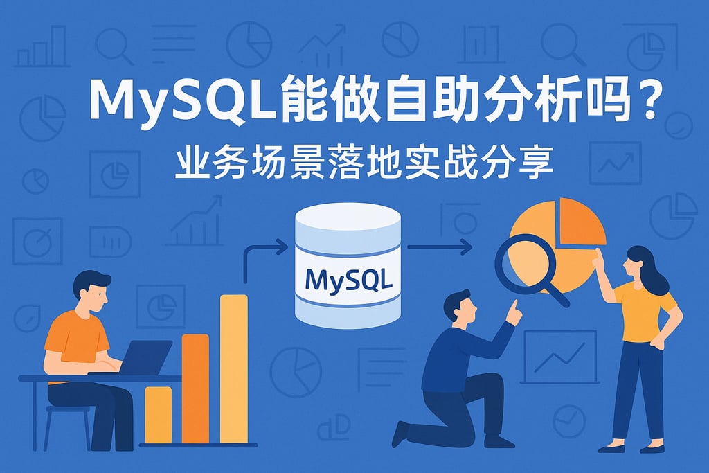 mysql能做自助分析吗？业务场景落地实战分享