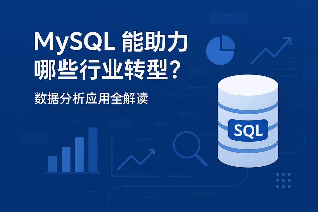 mysql能助力哪些行业转型？数据分析应用全解读