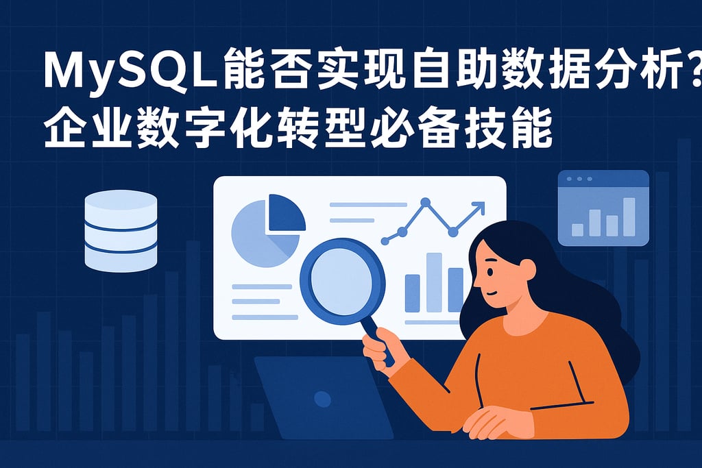 mysql能否实现自助数据分析？企业数字化转型必备技能