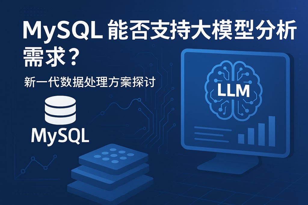 mysql能否支持大模型分析需求？新一代数据处理方案探讨