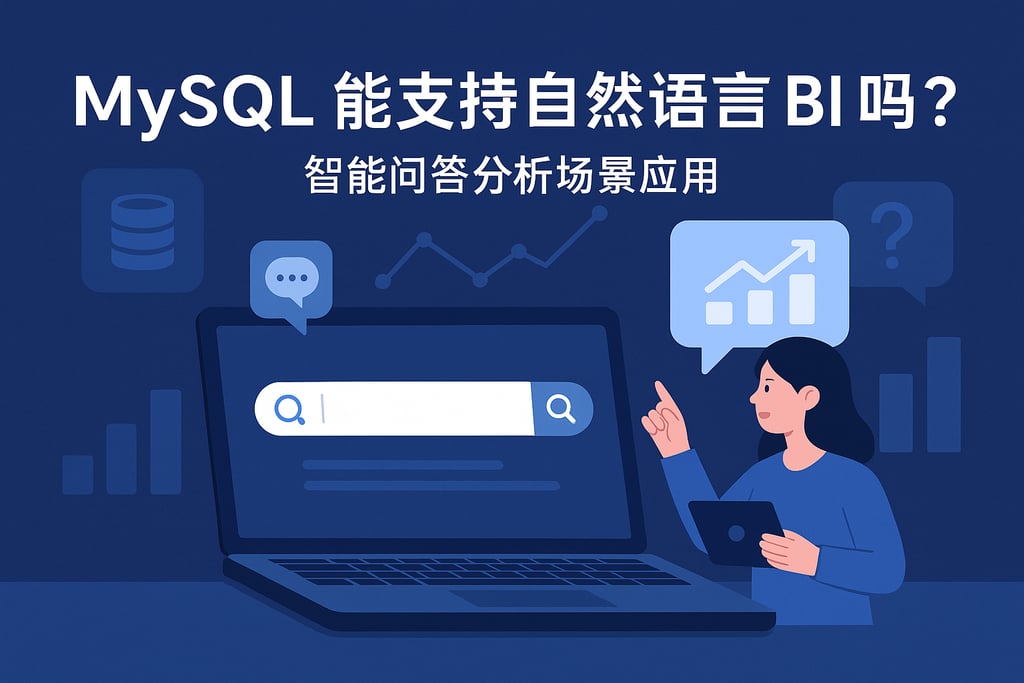 mysql能支持自然语言BI吗？智能问答分析场景应用