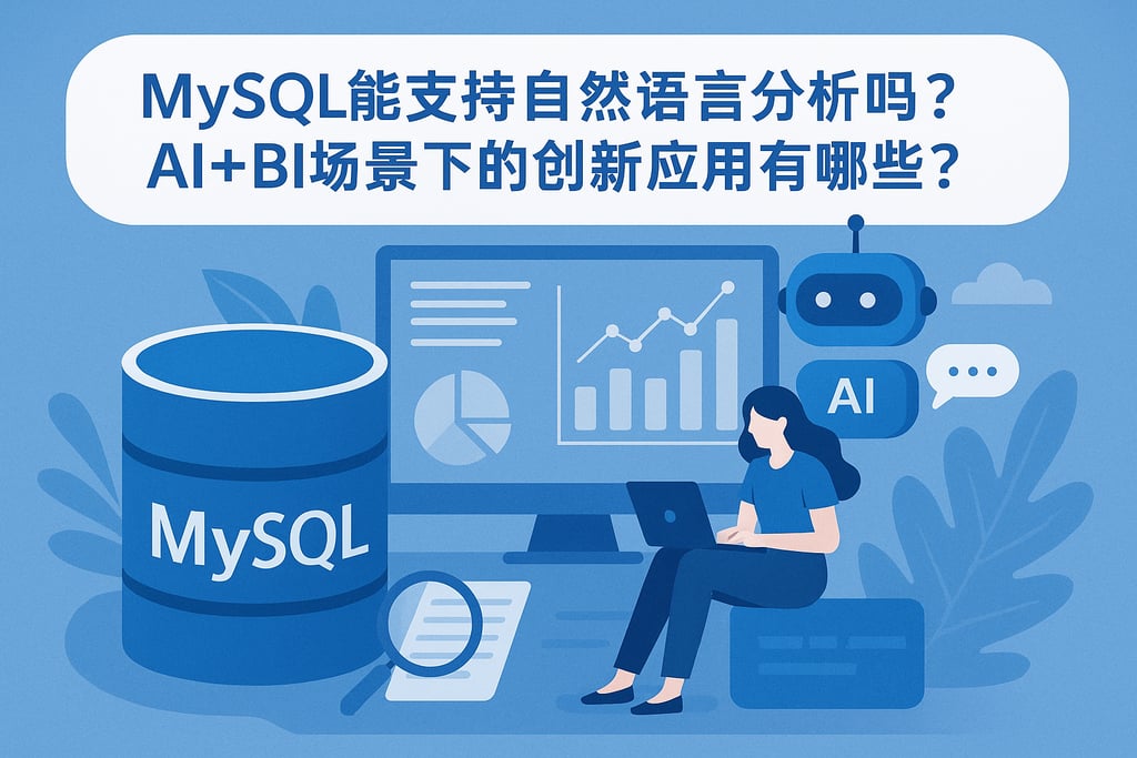 mysql能支持自然语言分析吗？AI+BI场景下的创新应用有哪些？