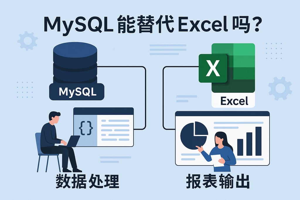 mysql能替代excel吗？数据处理与报表输出对比