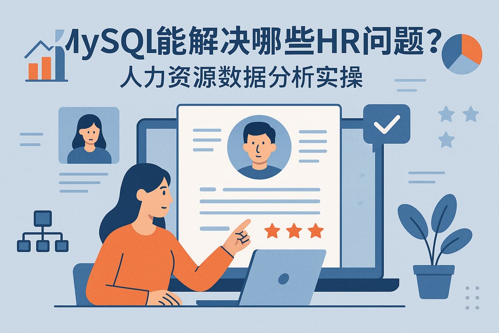mysql能解决哪些HR问题？人力资源数据分析实操