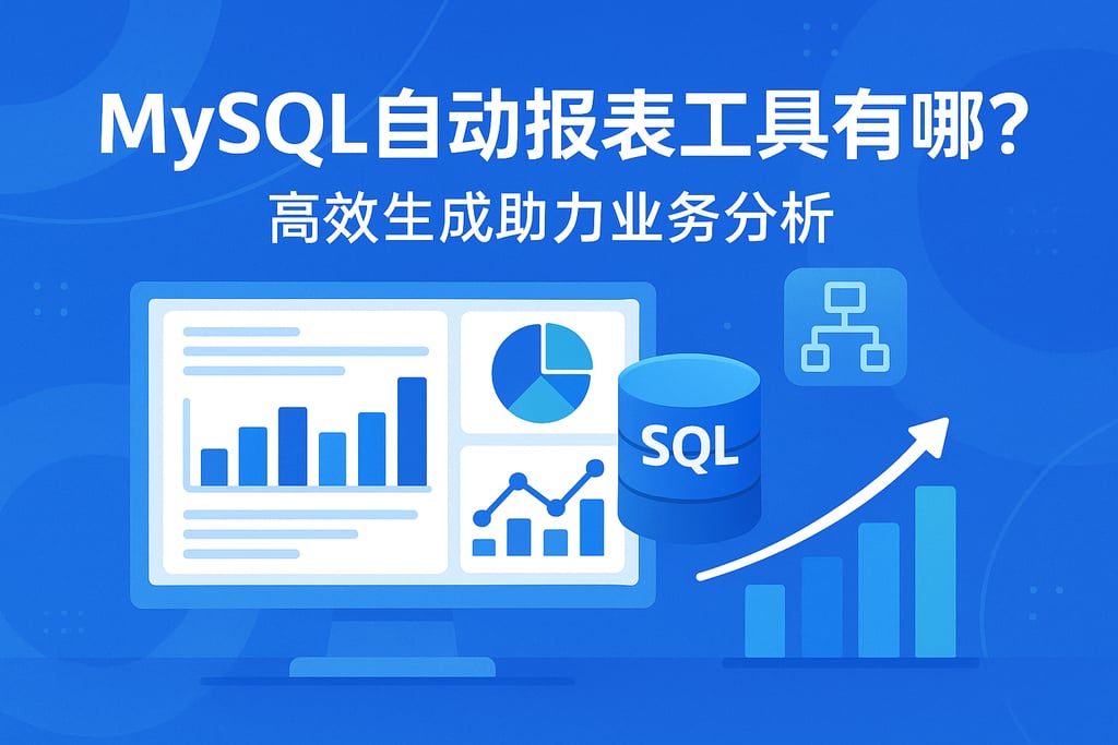 mysql自动报表工具有哪些？高效生成助力业务分析