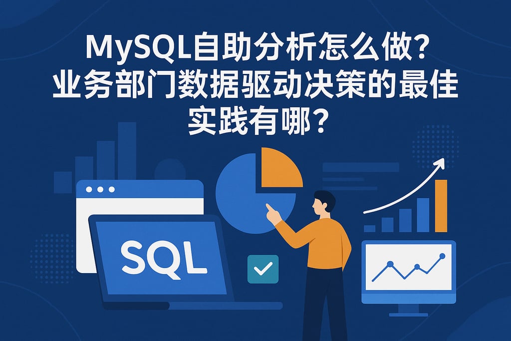 mysql自助分析怎么做？业务部门数据驱动决策的最佳实践有哪些？