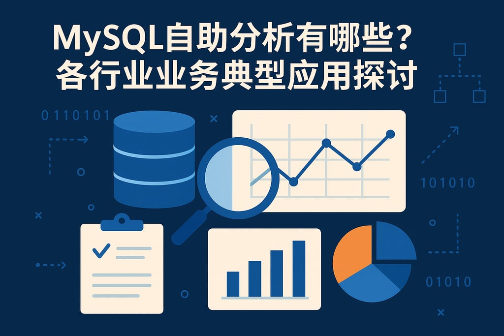 mysql自助分析有哪些？各行业业务典型应用探讨