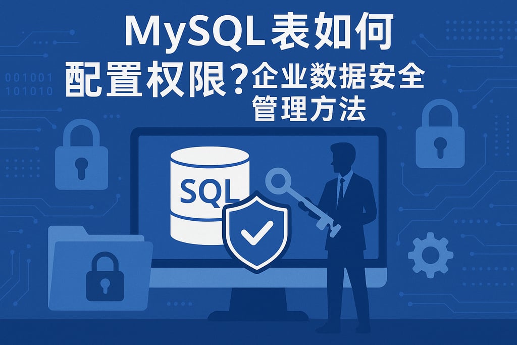 mysql表如何配置权限？企业数据安全管理方法