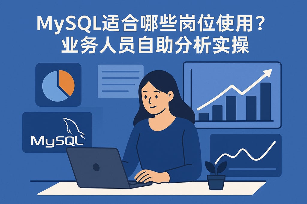 mysql适合哪些岗位使用？业务人员自助分析实操