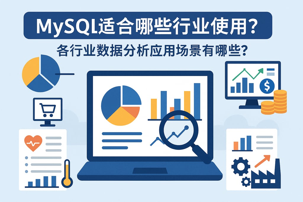 mysql适合哪些行业使用？各行业数据分析应用场景有哪些？