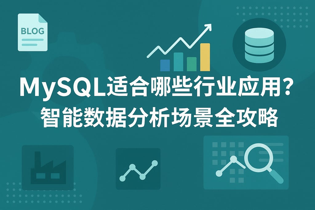 mysql适合哪些行业应用？智能数据分析场景全攻略