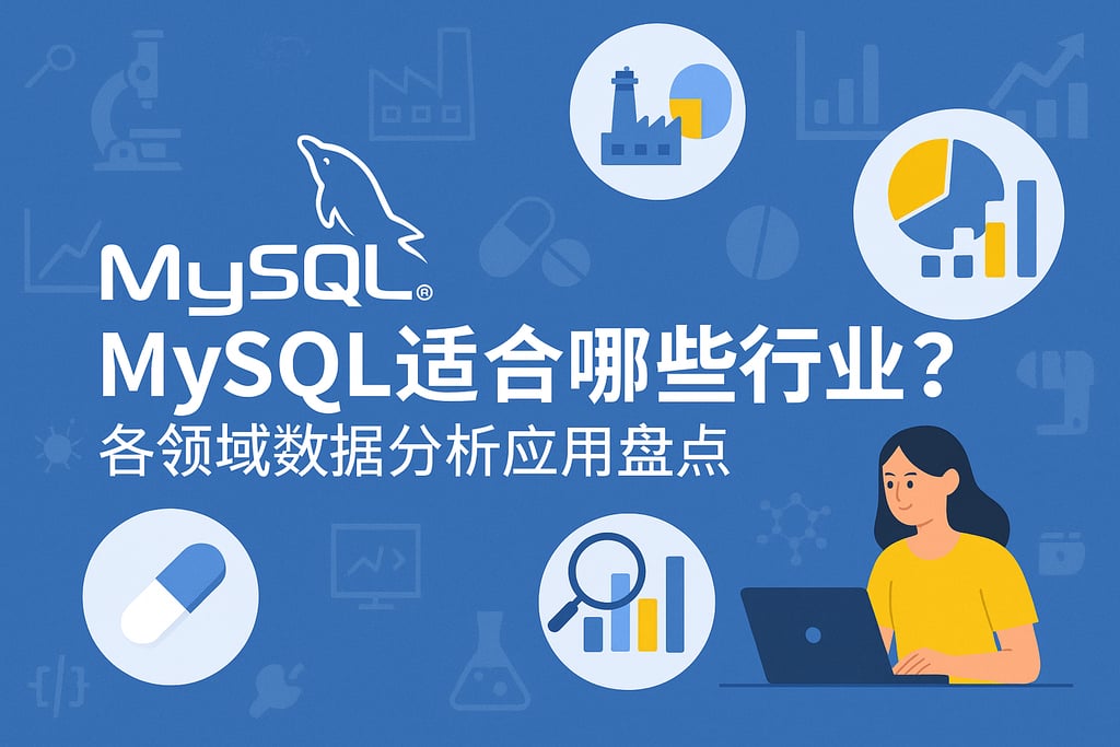 mysql适合哪些行业？各领域数据分析应用盘点