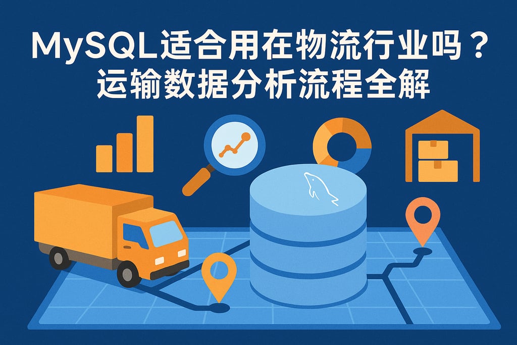 mysql适合用在物流行业吗？运输数据分析流程全解