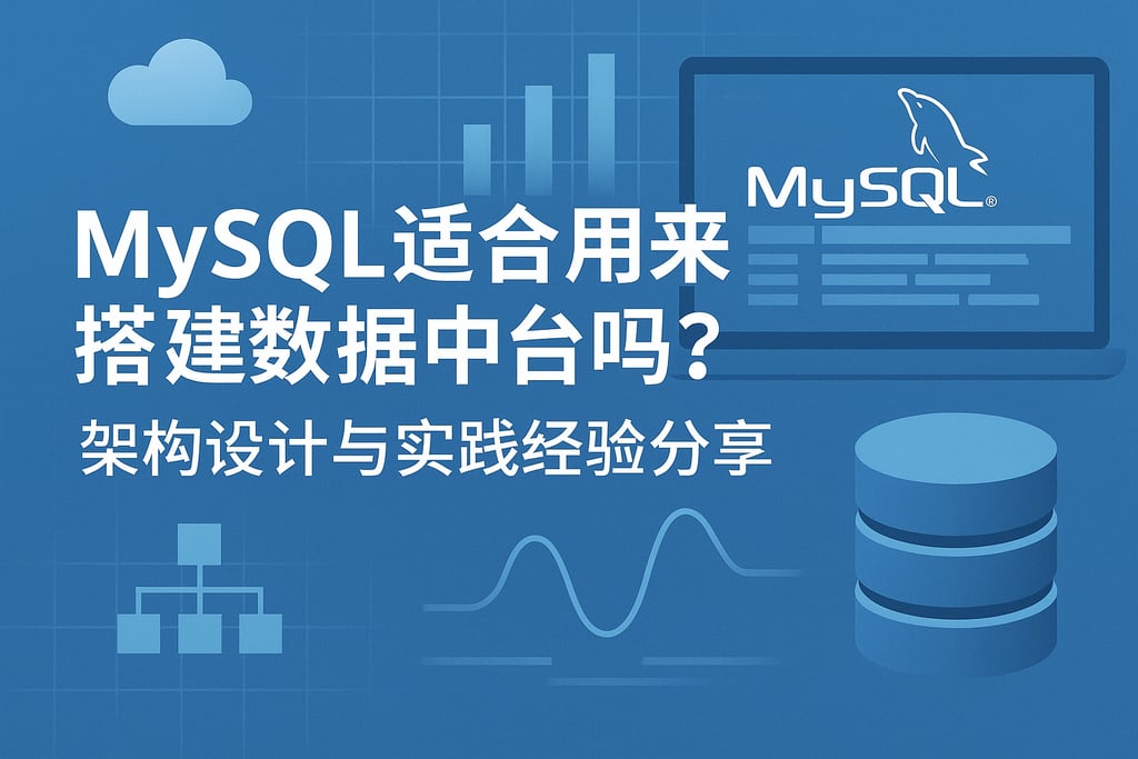 mysql适合用来搭建数据中台吗？架构设计与实践经验分享