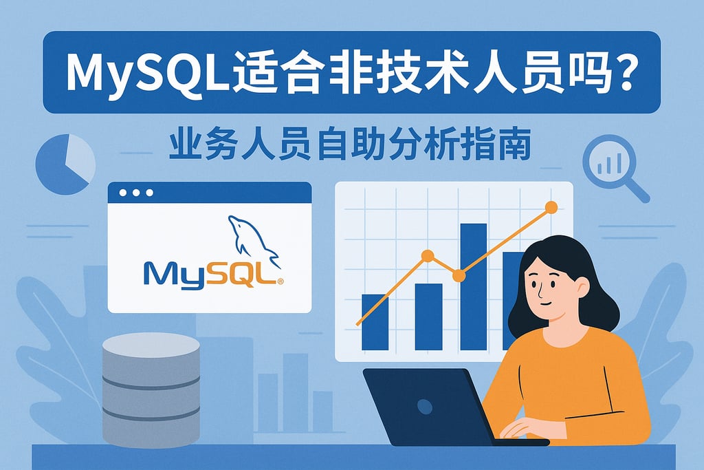 mysql适合非技术人员吗？业务人员自助分析指南