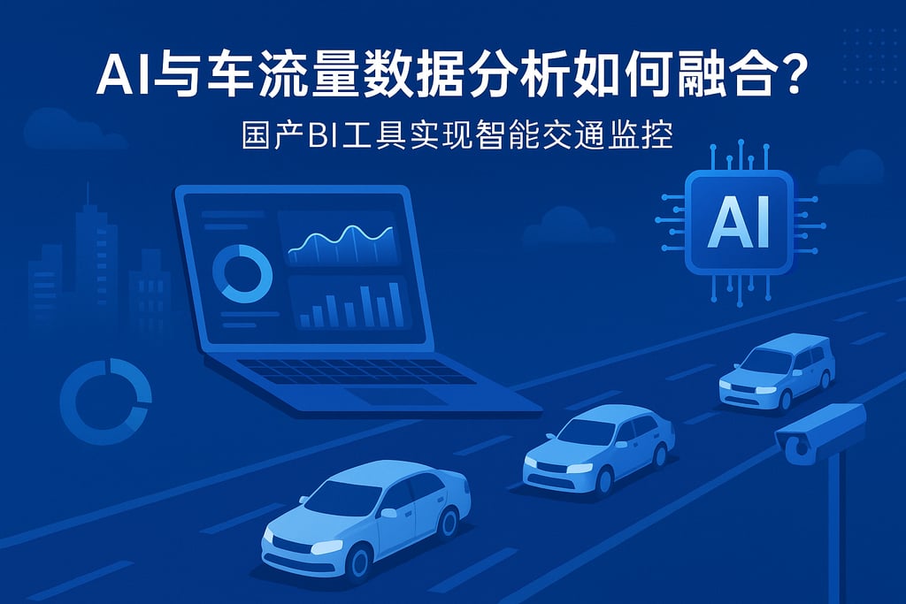 AI与车流量数据分析如何融合？国产BI工具实现智能交通监控
