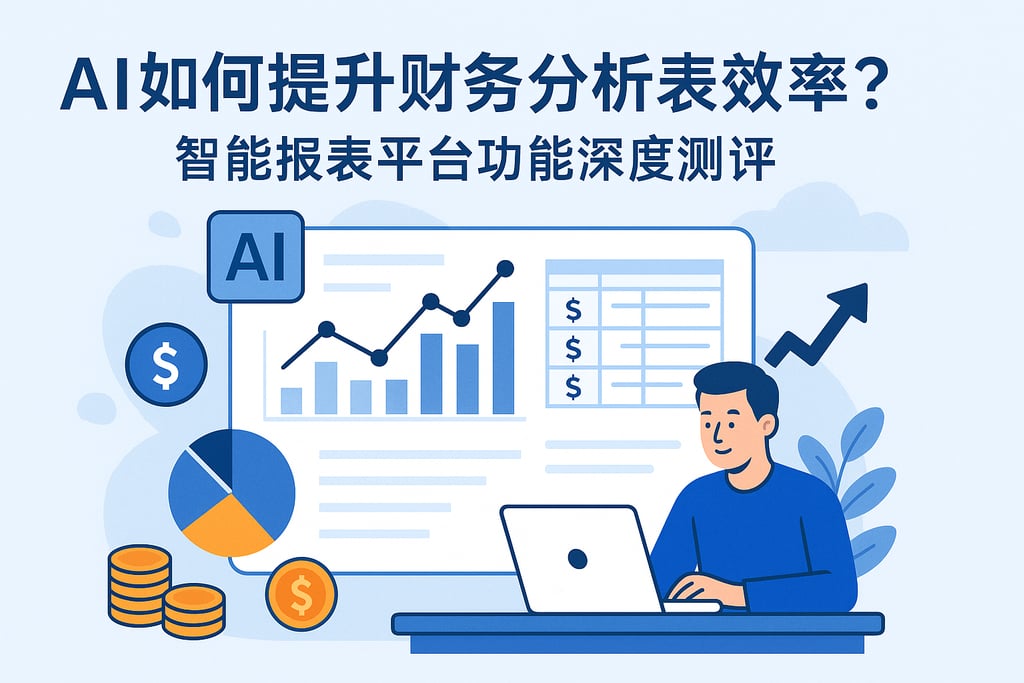 AI如何提升财务分析表效率？智能报表平台功能深度测评