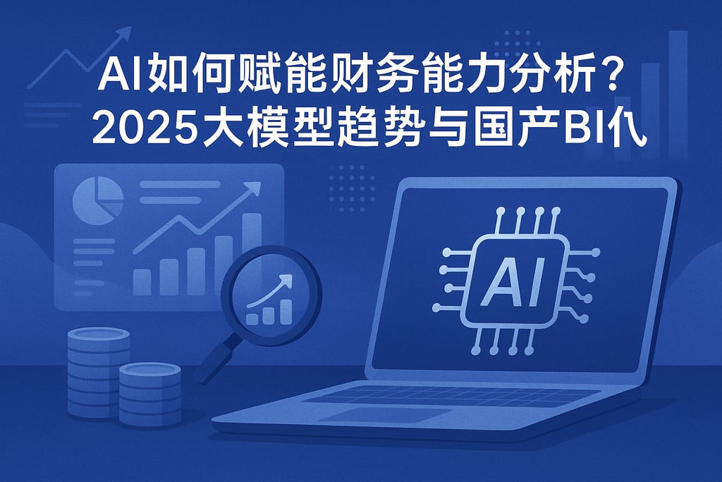 AI如何赋能财务能力分析？2025大模型趋势与国产BI替代