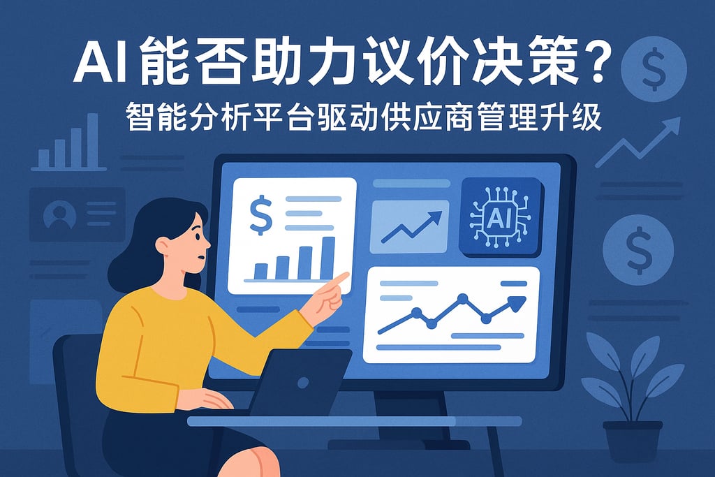 AI能否助力议价决策？智能分析平台驱动供应商管理升级